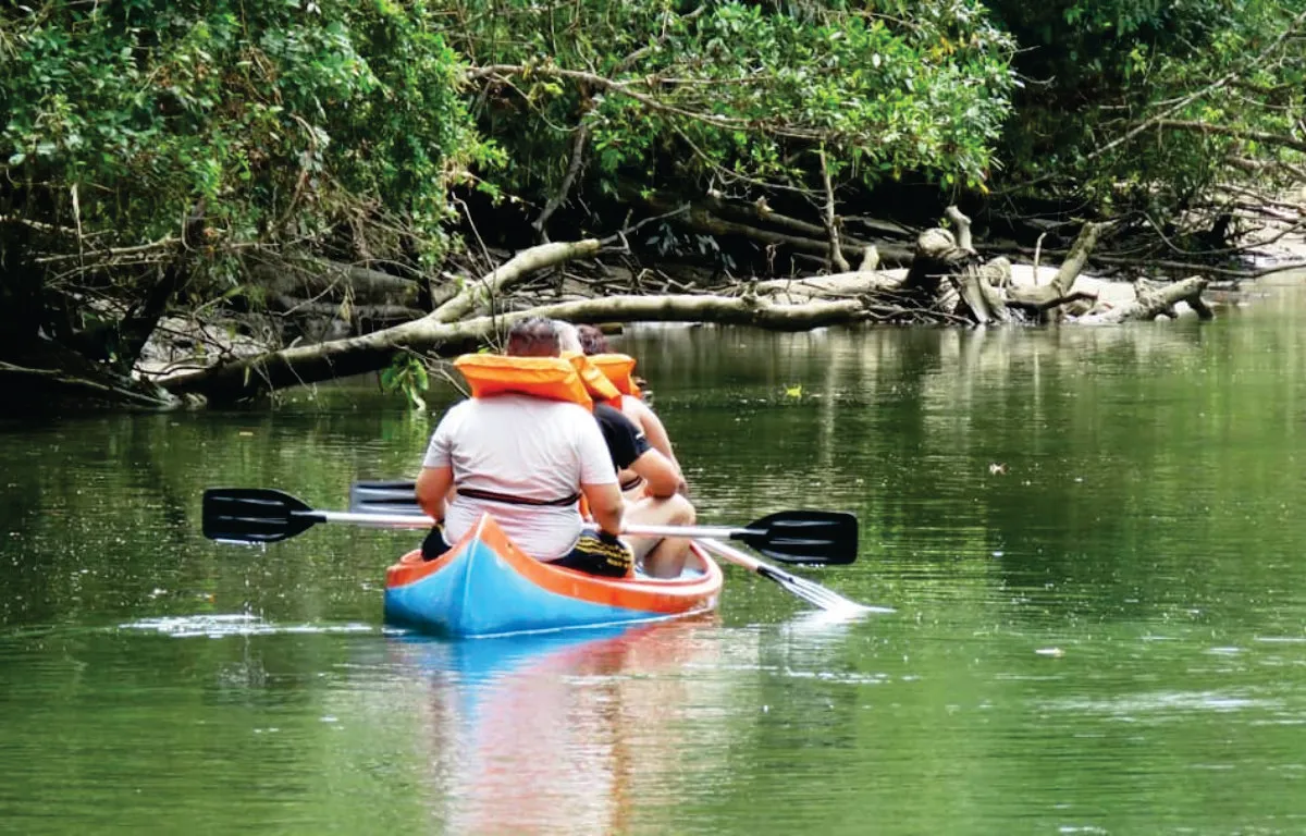Canoagem no Rio Jaguareguava - Educar Turismo Pedagógico